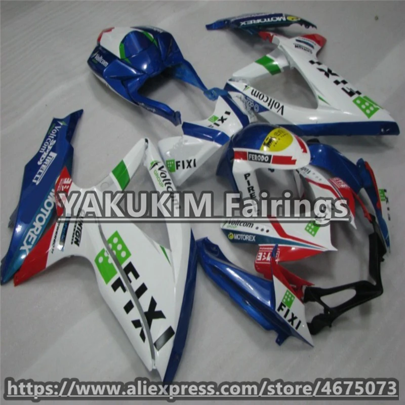 ABS Injection Fairings For SUZUKI GSXR 600 750 k8 2008 2009 2010 Motorcycle Fairing GSXR600 GSXR750 bodywork fairing Custom | Автомобили и