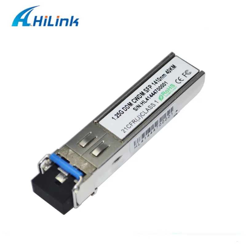 1 25G Волоконно-оптический 40 км 1590nm SFP CWDM двойной LC DDM модуль приемопередатчик |