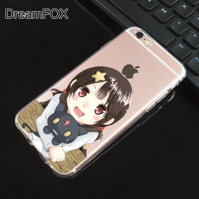 M146 Сладкий аниме девушка Мягкий ТПУ силиконовый чехол для Apple iPhone 11 Pro X XR XS Max 8 7 6 S