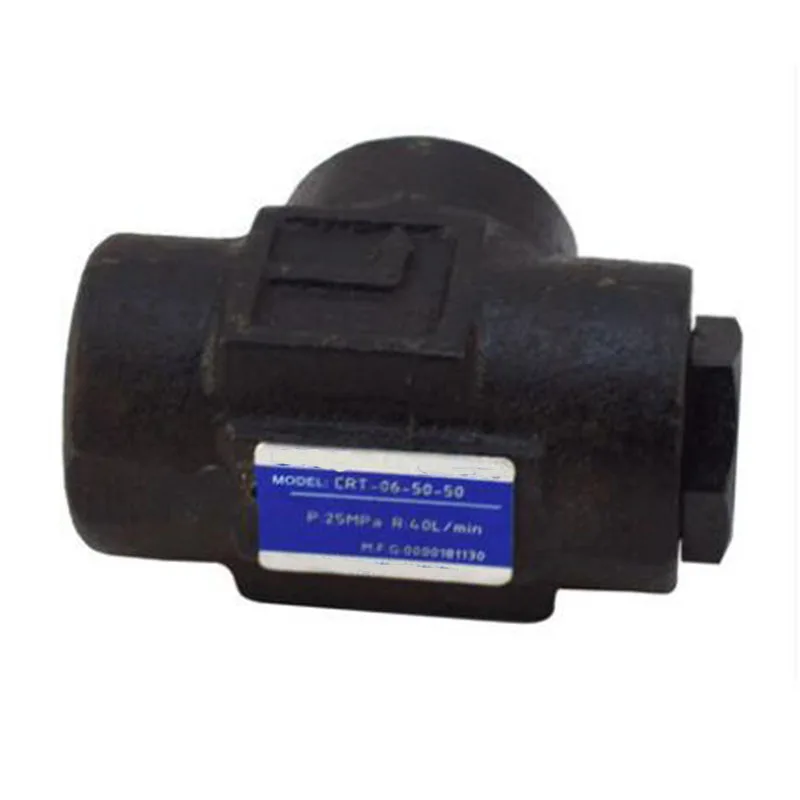 Обратный клапан с прямым углом для исследования нефти CRT 03 04 50 06/10 04/35/50