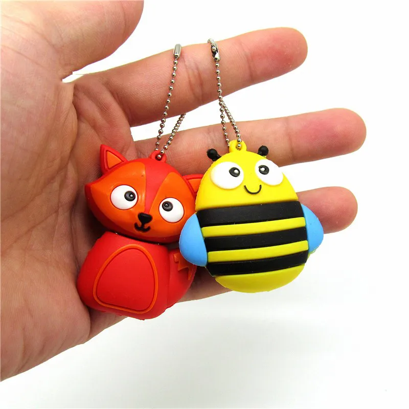 Usb флеш-накопитель Cute penguin owl fox Bee 4 ГБ 8 16 32 u-диск карта памяти животных в подарок |