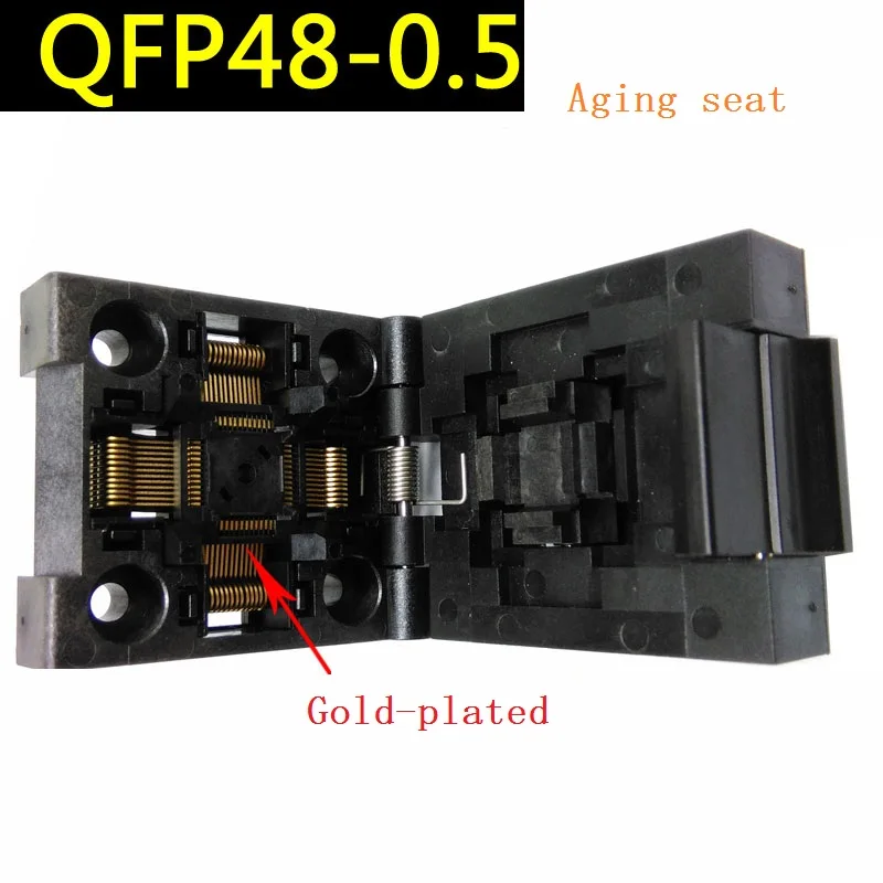 QFP48 чип тестовая база IC старение FPQ 48 0.5 06 флип Программирование pin шаг 0 5