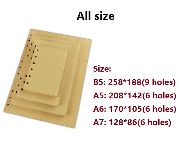 Записная книжка пополнения внутренних бумажных страниц 100 г 80 листов Винтаж