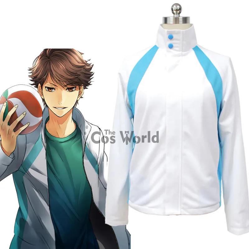 Haikyuu Oikawa Tooru Aoba Johsai форменная куртка для средней школы спортивная одежда Джерси