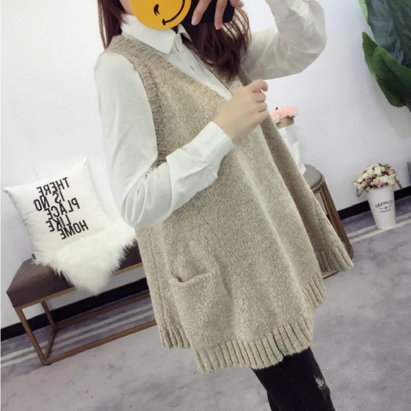 new spring/autumn women's clothing sweaters maternity knitted pregnancy vest one size 5064 |