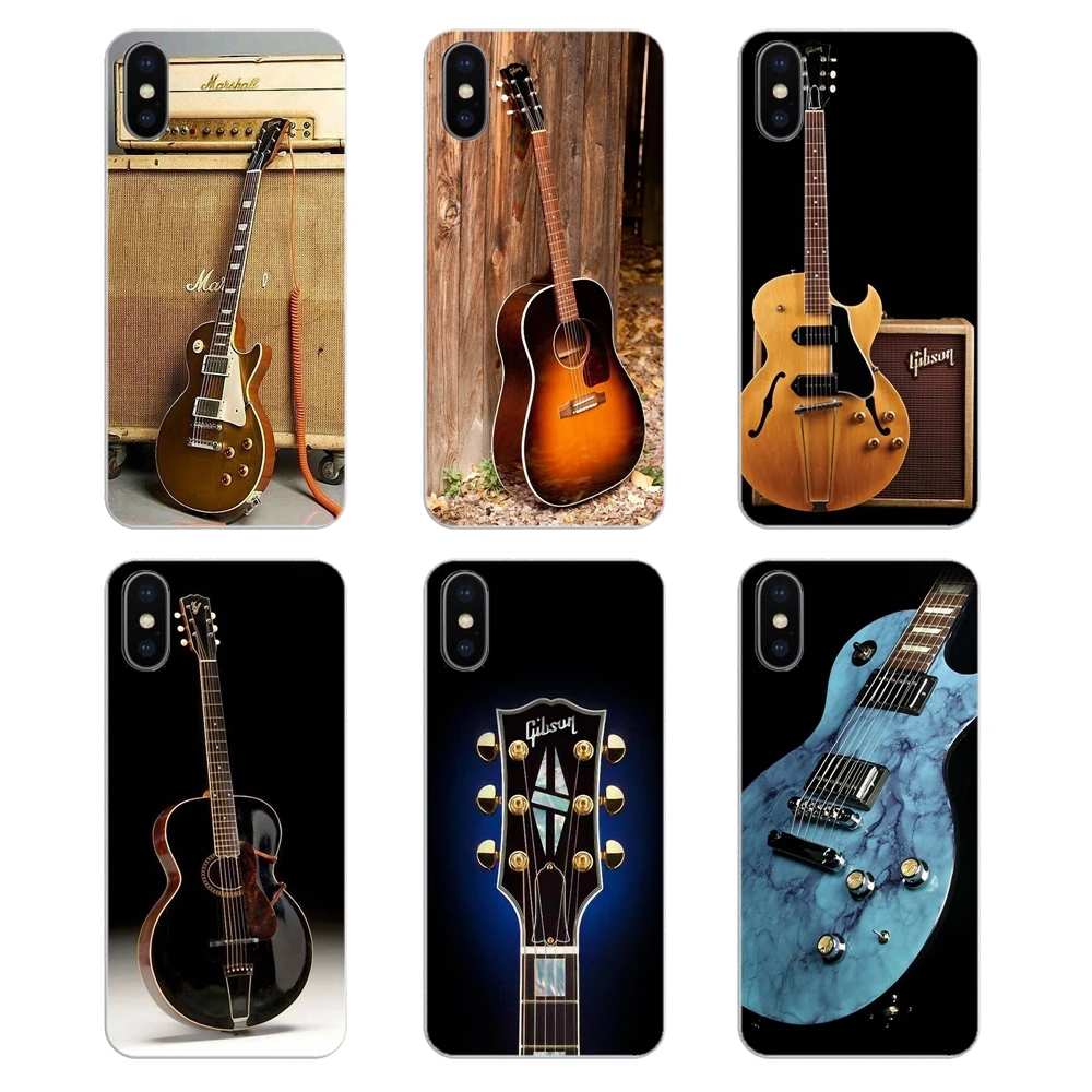 Для Huawei P20 Lite Nova 2i 3i 3 GR3 Y6 Pro Y7 Y8 Y9 Prime 2018 2019 Музыкальные инструменты Gibson гитара