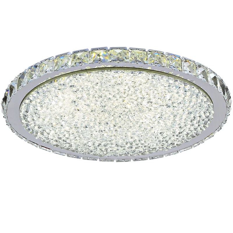 

Free shipping Fashion Luxury round led crystal ceiling light Ultrathin 6cm for living room