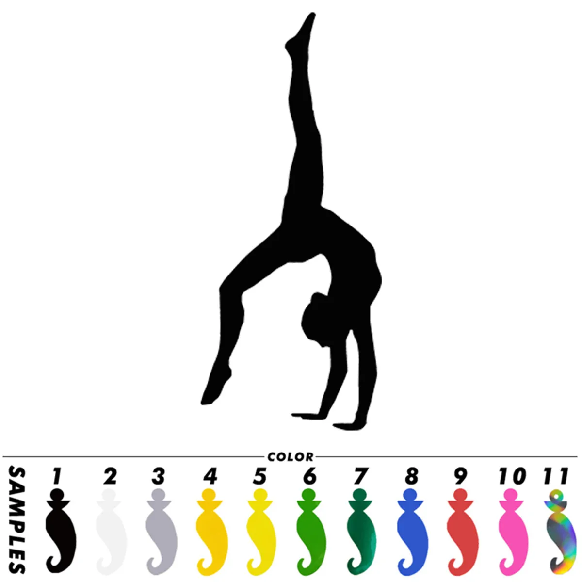 Funny YMNASTICS Gym Girl Car Motorcycle Window Wall Stickers Home Glass Door Auto Truck | Автомобили и мотоциклы