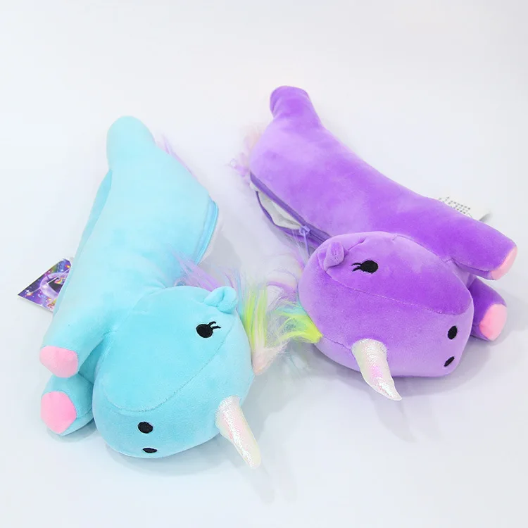 30 см Kawaii Новинка с единорогом из плюша Карандаш Чехол сумка для школьных принадлежностей Эсколар канцелярские милые Карандаш Чехол подарок для отдыха в ночном клубе, детские игрушки