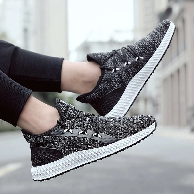 BomKinta Exclusive New Mesh Men Casual Shoes Lace-up Lightweight Comfortable Breathable Walking Sneakers Tenis | Обувь