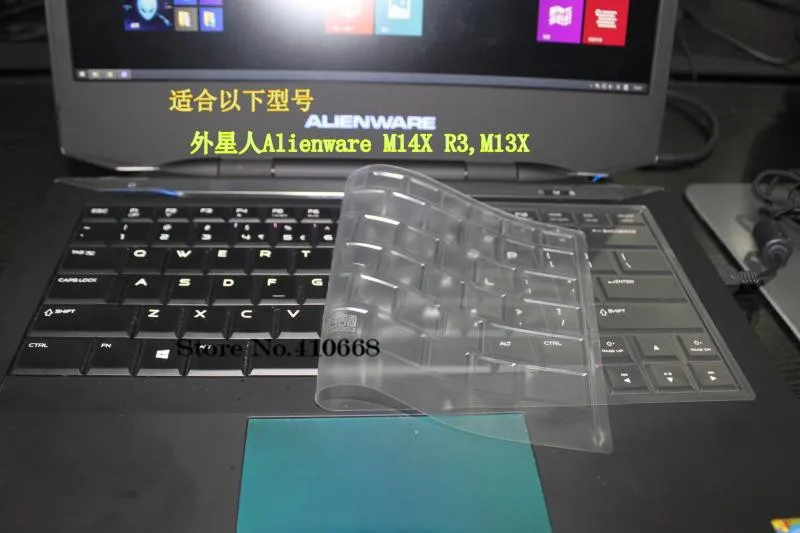 Силиконовые Клавиатура ноутбука Обложка Protector кожи для M13 Alienware 13 14 R3 MX14 p39g|silicone
