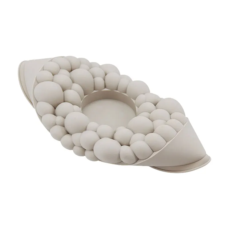 Силиконовая 3D форма для украшения торта WIILII вишневая пузырчатая коронка тортов