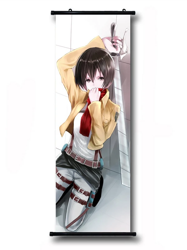 

Attack On Titan Anime Mikasa 51*18CM Wall Scroll Poster #40169