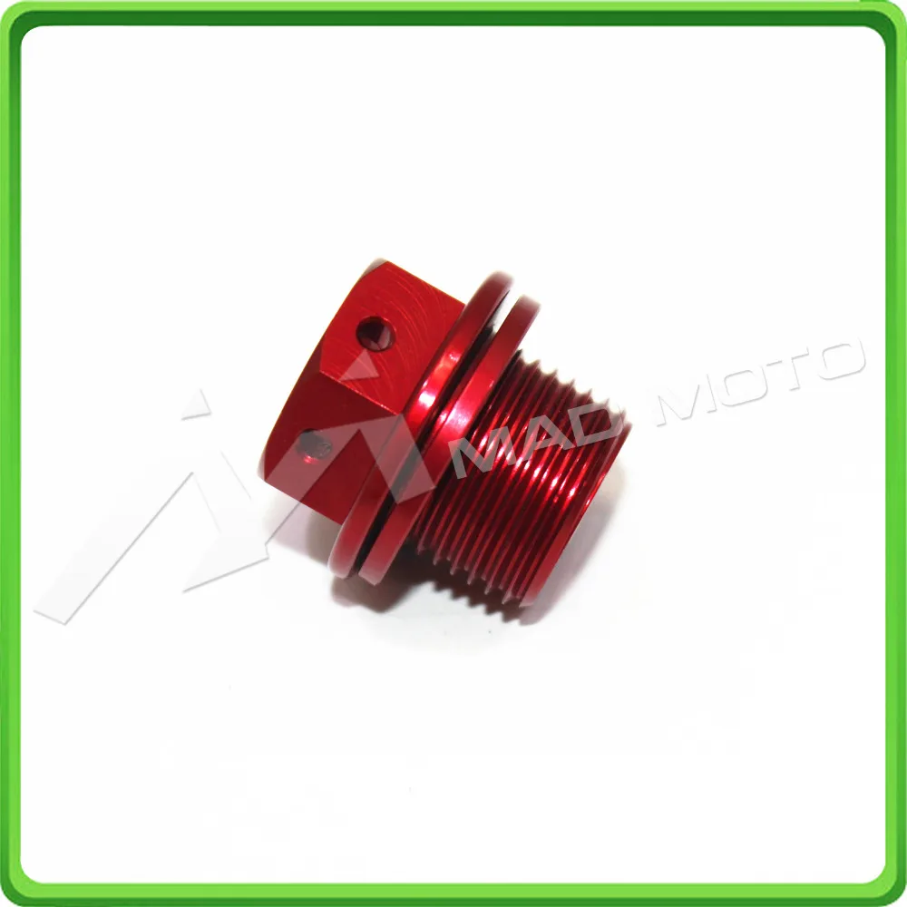 Магнитная пробка для слива масла M16 x 1 5 мм * BMW S1000RR 2009 2010 2011 2012 2013 2014 2015 2016 2017 красный