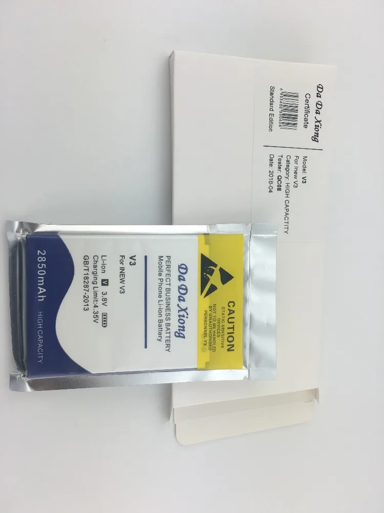 Новый аккумулятор 2850 мАч V3 V3C для Inew Battery Plus Высококачественная подставка