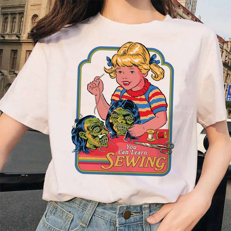 Сатана, демон, грим, жнец, сатанство, ад, забавная футболка, злой дух, Череп, футболка, женская, ужас, футболка, женская, Хэллоуин, одежда