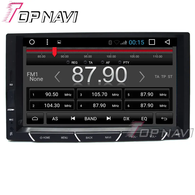 Автомобильный мультимедийный DVD плеер Topnavi 7 дюймов 800*480 четырехъядерный