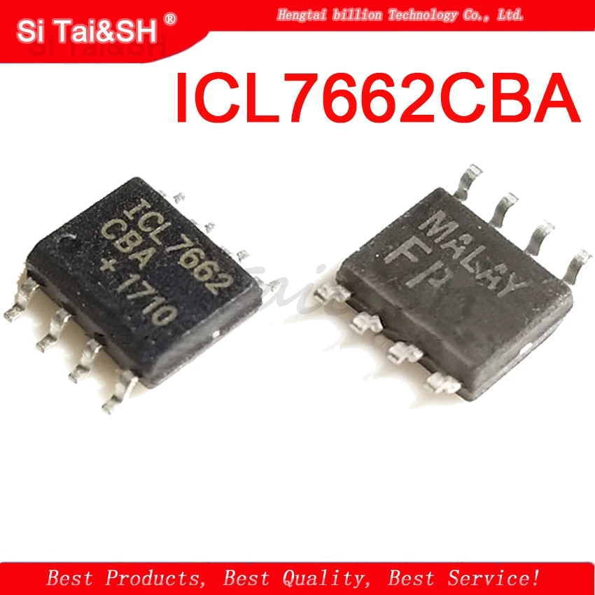 5 шт. ICL7662CBA SOP-8 ICL7662 SOP8 + T CMOS конвертеры напряжения IC | Электронные компоненты и