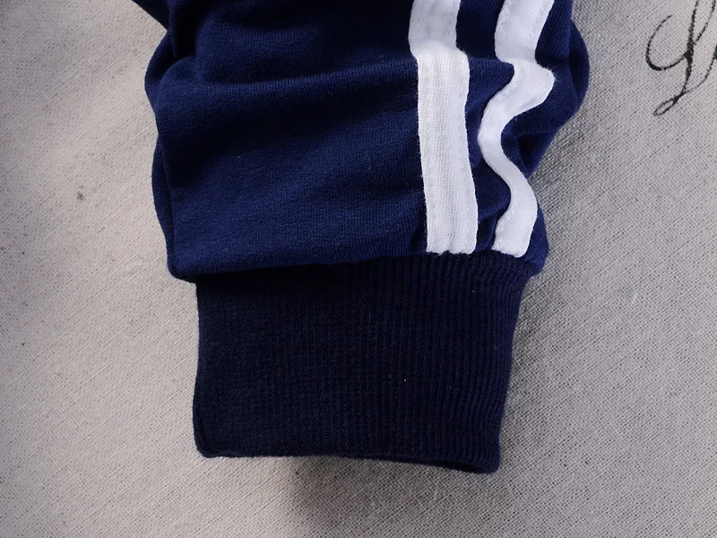 Spring Autumn Baby Casual Tracksuit Children Boys Girls Hooded Jacket Pants 2Pcs Kids Suit Cotton Sport Sets | Детская одежда и