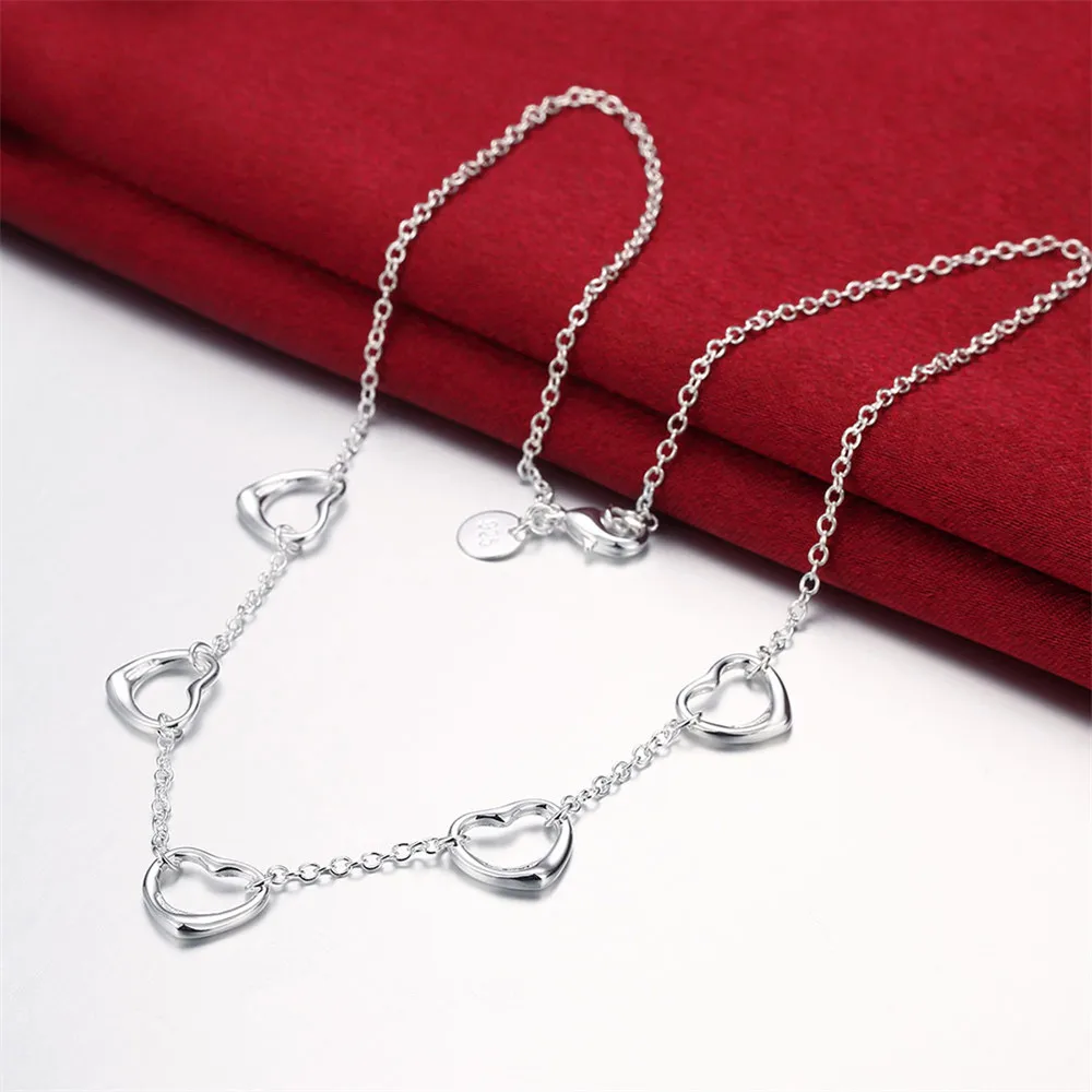 SHE WEIER Fashion choker heart necklaces &amp pendants For Women Gift Jewelry Accessories chain necklace chocker gift | Украшения и