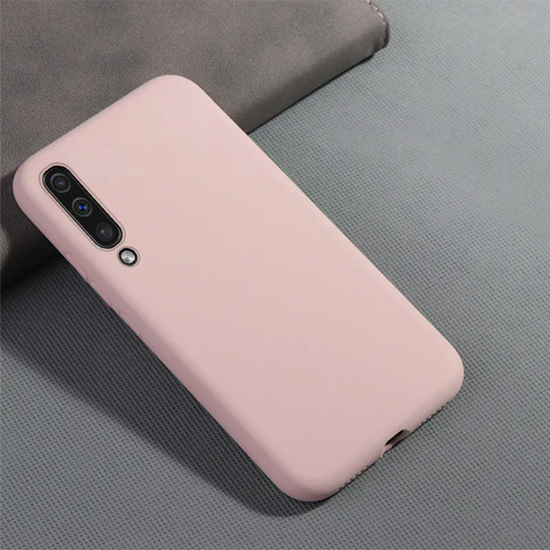 05 For Samsung A50 Case Liquid Silicone Phone Case For Samsung Galaxy A50 A70 A30 A40 A60 A20 M40 A51 A71 Cover Candy Shockproof - Цвет: 05