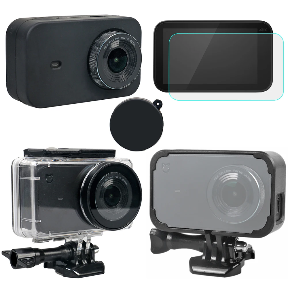 Водонепроницаемый корпус + стандартное Крепление рамы силиконовый чехол