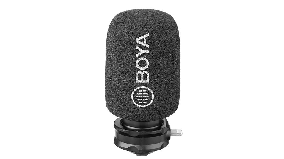BOYA DM-200, цифровой стерео Мобильный микрофон для iPhone Xs Max Xr X 8 7 Plus, конденсаторный микрофон для записи интервью