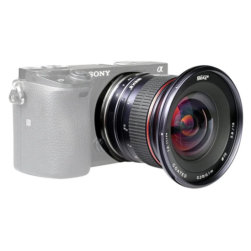 Meike 12 мм f/2 8 E Mount для Sony NEX 3 5 C3 5N 7 F3 5R 6 A3000 A7 A7R A5000 A6000|sony e-mount|sony nex-3sony a3000 |