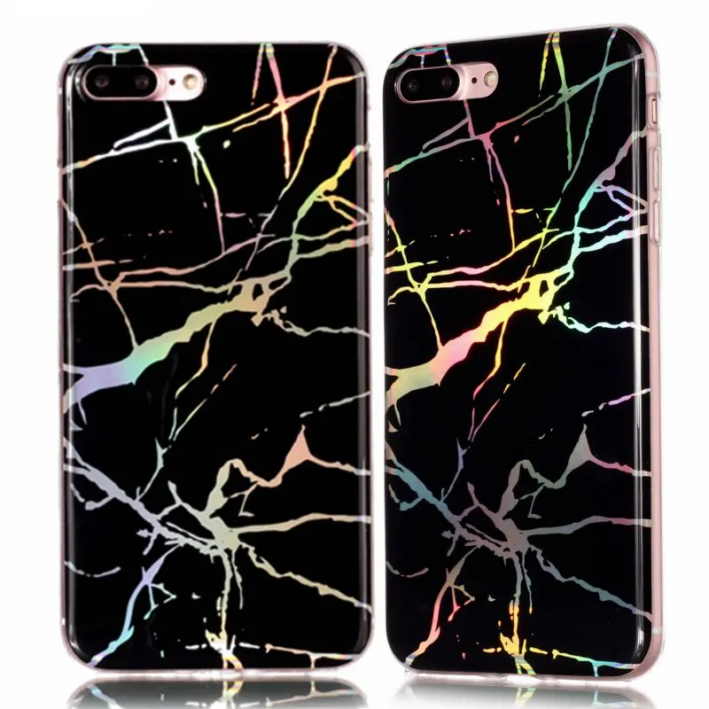 Soft Case for iPhone 8 7 Phone Cases Coque Apple iPhon Plus 7Plus Back Cover Silicone Marble Granite Skin Gel Capinha Etui |