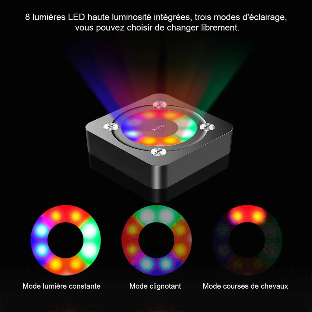 Bluetooth путешествия свет телефон мигает колонки мини портативный красочные