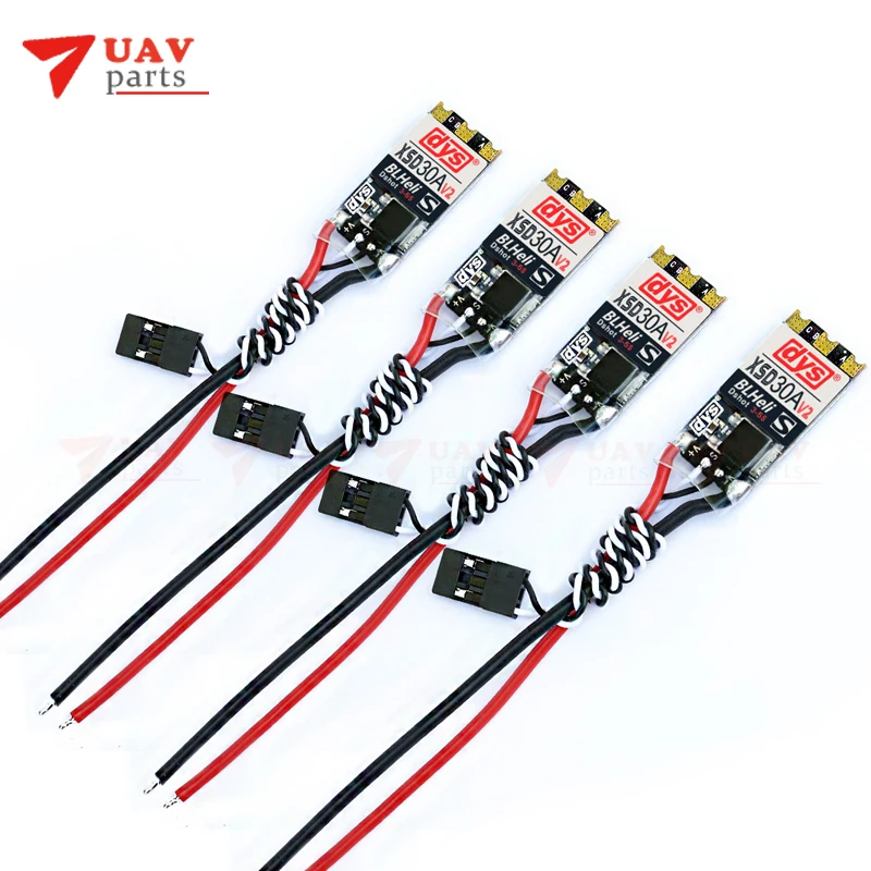 4 шт./лот DYS XSD 30A V2 3-5S ESC BLheli_S &amp Dshot600/Dshot300 версия XSD30A только что выпущенная | Игрушки