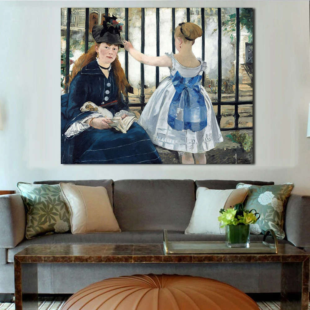 JQHYART картины на холсте Edouard Manet классические настенные для гостиной домашний