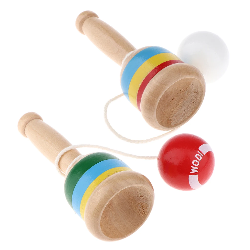 Традиционный Kendama Кубок и мяч игра японский бросок ловля мяча Забавный воздушный