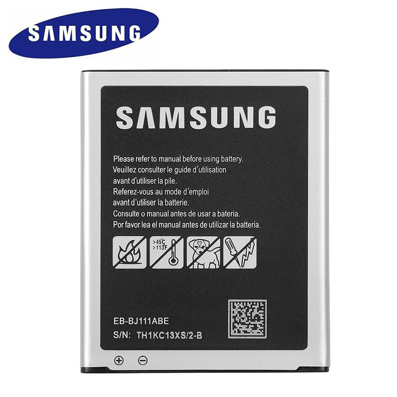 Оригинальный сменный аккумулятор Samsung для Galaxy J1 J Ace J110 SM J110F J110H J110FM Оригинальная