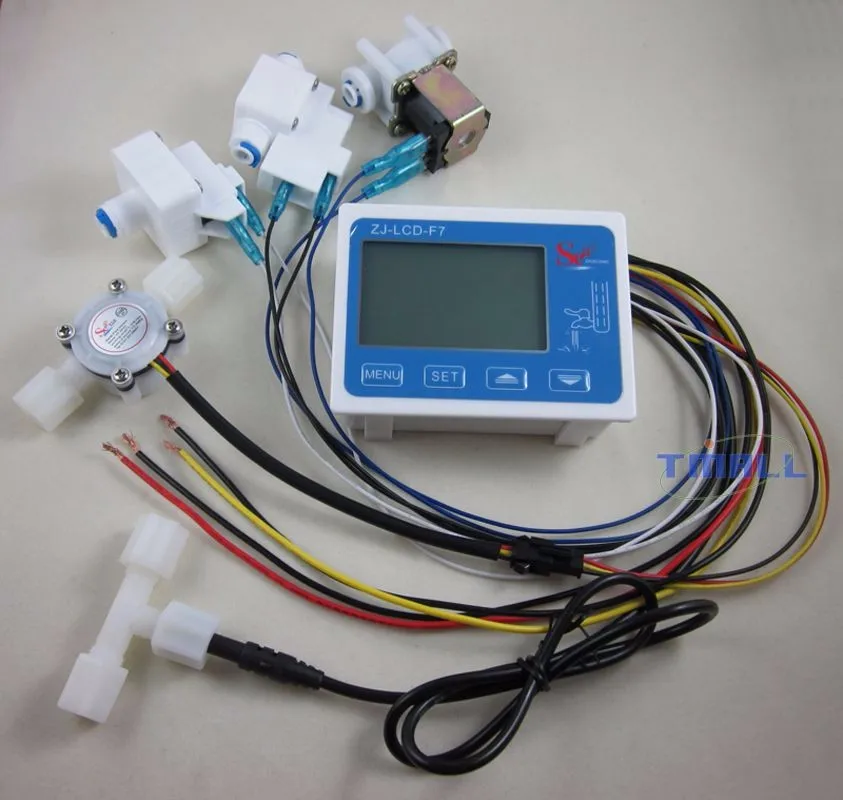 

RO Pure Water Filter Controller Display+Solenoid Valve+Switch+Flow Sensor+TDS