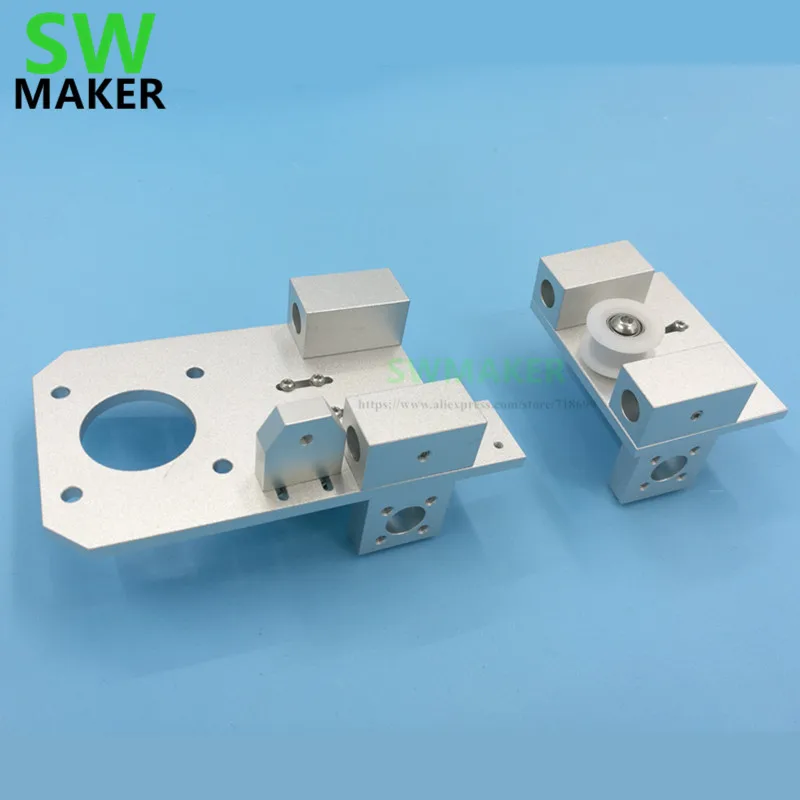 3D принтер Silver Prusa I3 металлический алюминиевый сплав ось X набор для регулировки по
