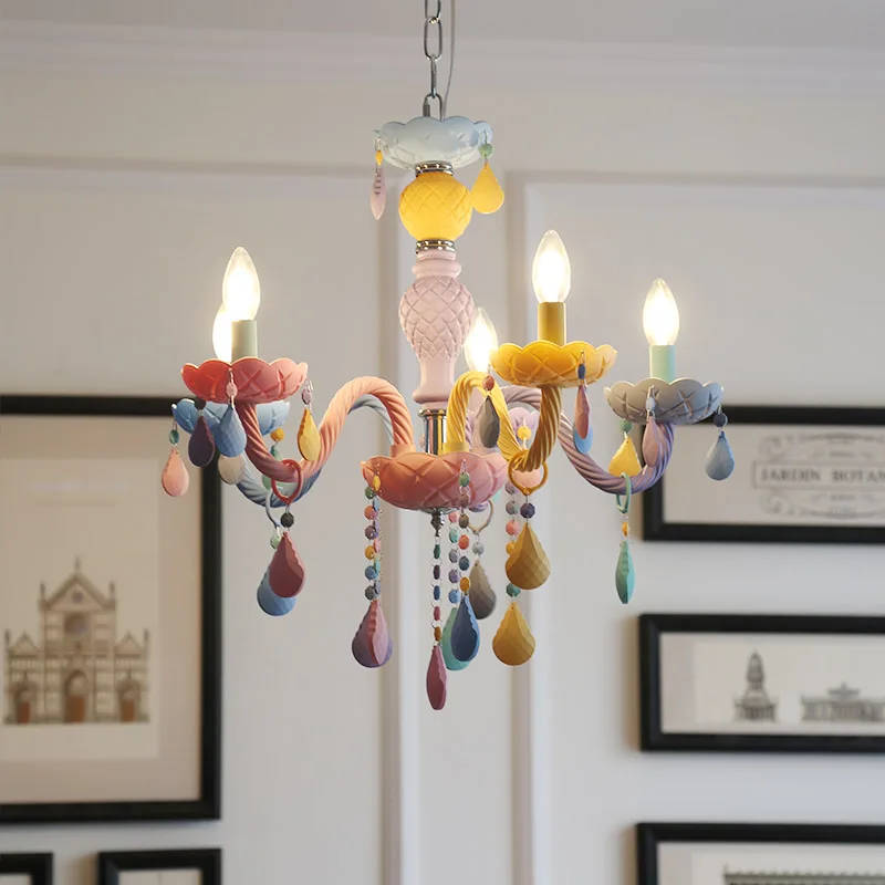 Детская комната Macarons цвет hanglamp подвесные светильники лампы светодиодные для