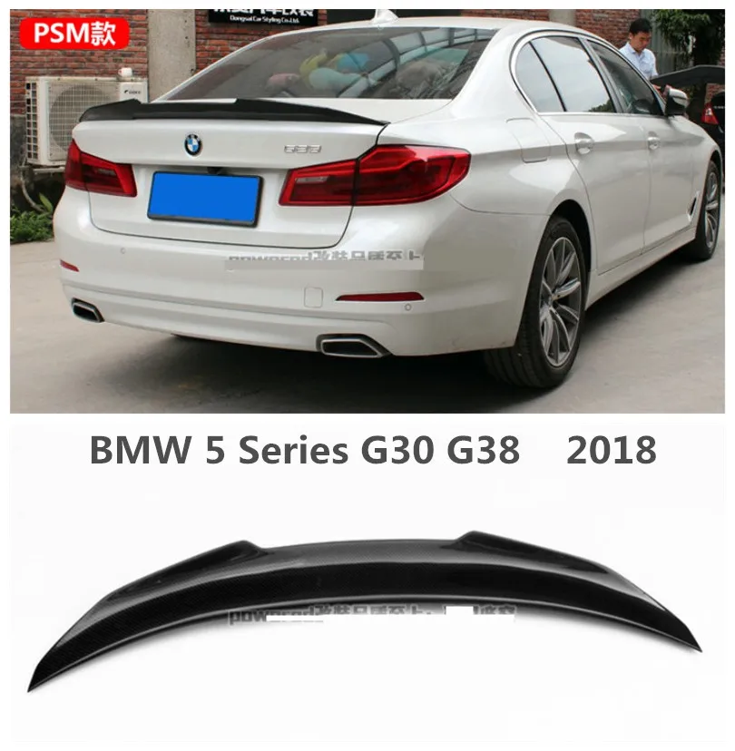 Высококачественный спойлер из углеродного волокна для BMW 5 серии G30 G38 528 530 540 2018