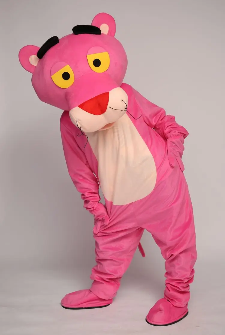 Костюм талисмана розовой Пантеры для взрослых унисекс костюм на день