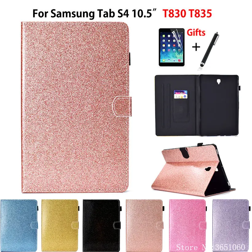 Блестящий чехол для Samsung Galaxy Tab S4 10 5 &quotT830 T835 SM T830 силиконовый из искусственной