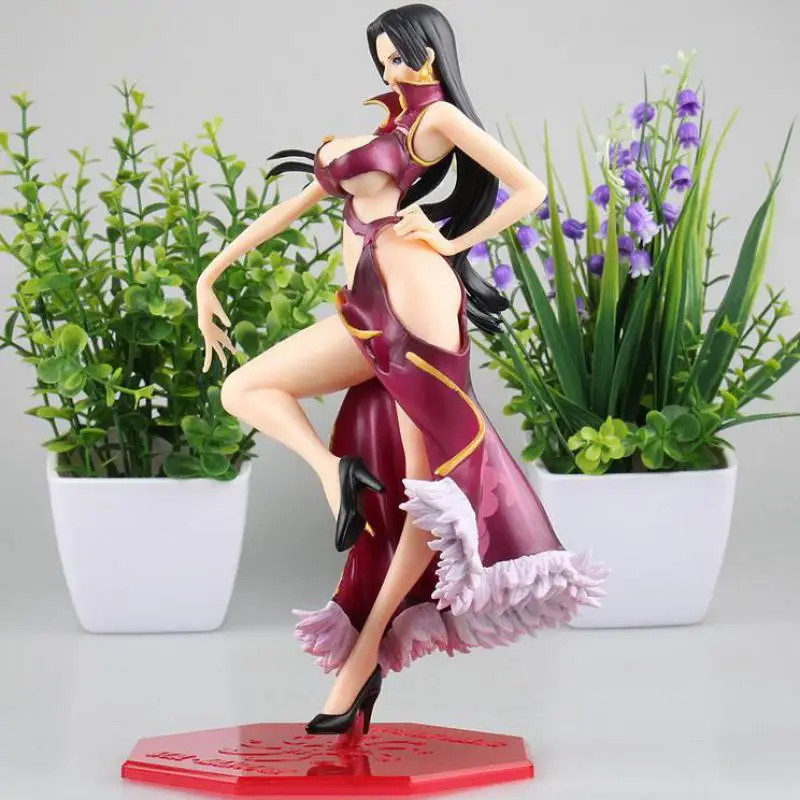 23 см одна деталь Боа Хэнкок фигурку битва поврежден Ver. Hancock ПВХ Onepiece Модель