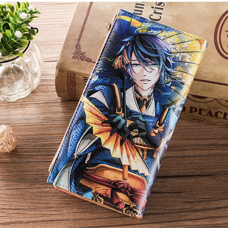 Простой Длинный кошелек с аниме Touken Ranbu Online монетницей держатели для карт женский