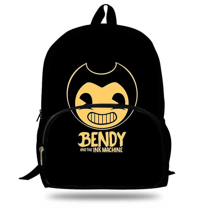 Новейший 16 дюймовый рюкзак Bendy and The Ink Machine для детей школьные сумки с мультяшным
