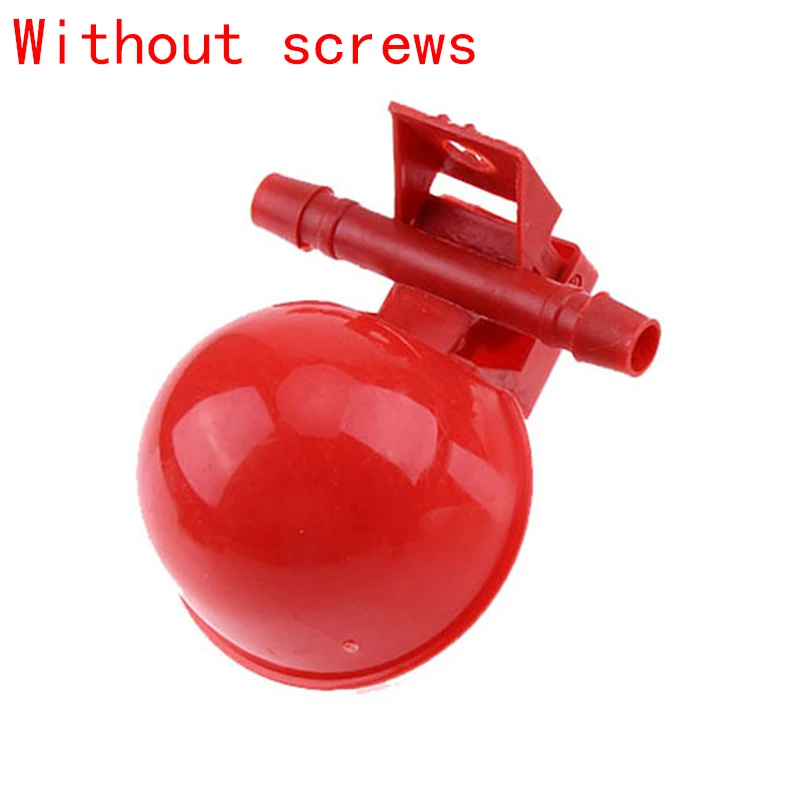 Without screws 2/5 шт поилка для кур-несушек перепелиные яйца птицы поилок для воды для курятника цыпленок ниппельные поилки для птицы Для сельскохозяйственных животных - Цвет: Without screws