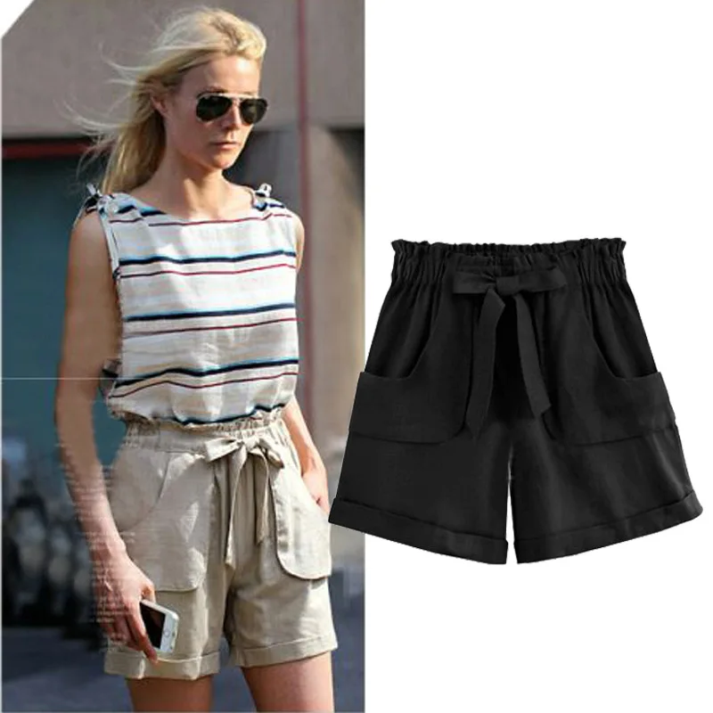 Женские брюки с завышенной талией повседневные женские летняя новая