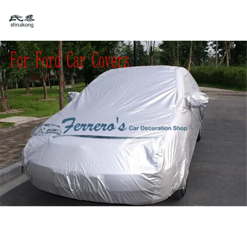 

Car Covers Waterproof Sun UV Dust Rain Resistant Protection Gray for Ford FOCUS 2 3 Mk2 Mk3 KUGA Fiesta Mondeo Ecosport Mustang