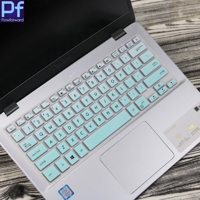 14 дюйм чехол для клавиатуры Защитная крышка для Asus X407UA X407UB X407MA X407 X405UQ 14 S4000V S4200 X405UA R421UQ PU404U S410UQ - Цвет: fademint