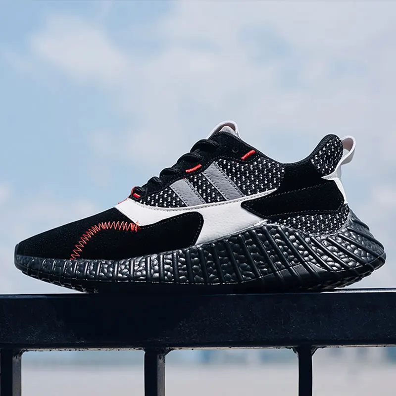 Мужские дышащие кроссовки для бега мужские на шнуровке спортивные мужская