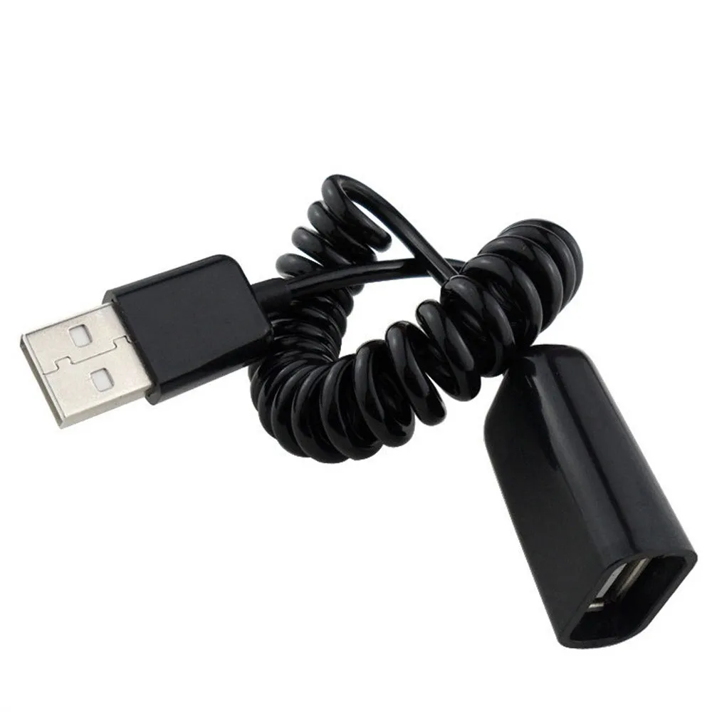 Весенний Удлинительный кабель EPULA USB 2 0 черный удлиняющий Кабель типа Папа мама