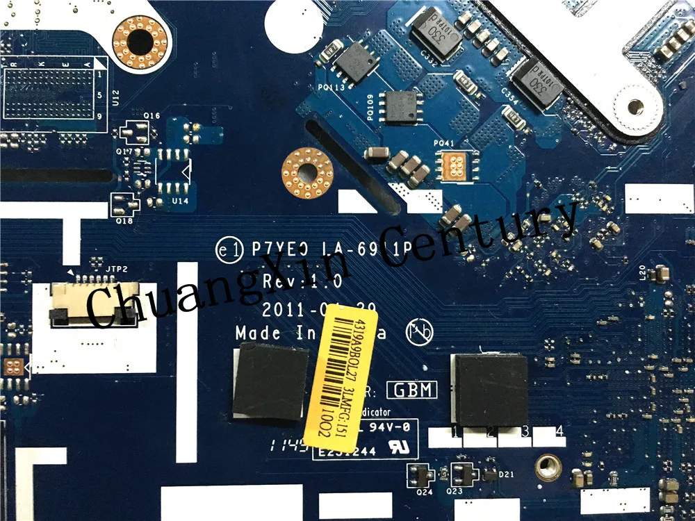 Для P7YE0 LA-6911P материнская плата для ноутбука Acer Aspire 7750 7750Z Intel hm65 DDR3 MBRN802001 MB.RN802.001 |